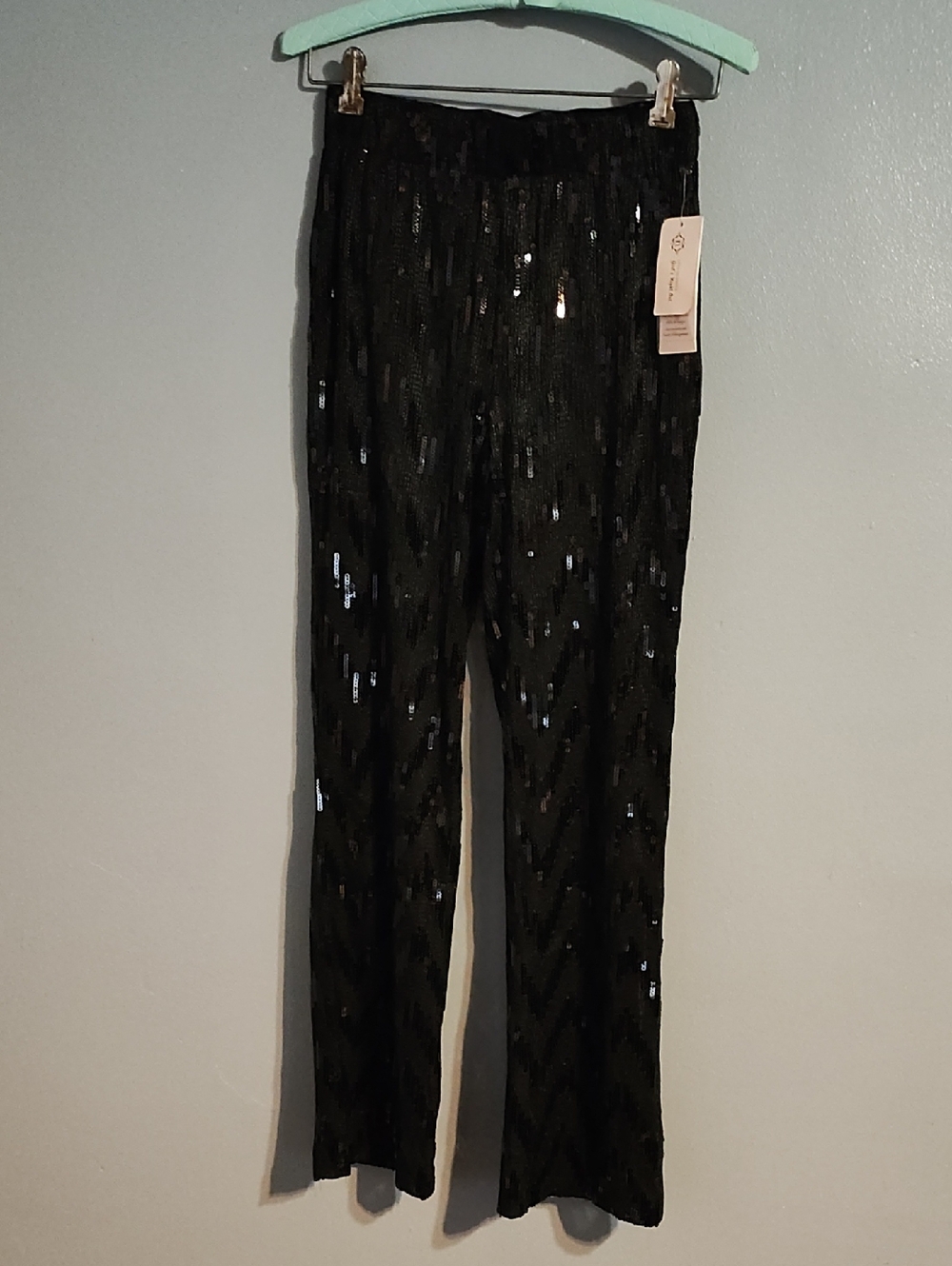 Nanette Lapore Women's Very Black Sequin Evening Pants